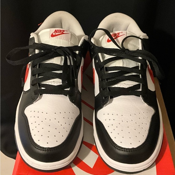 Nike Other - Nike Dunk Low Retro Red Swoosh Panda